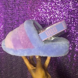 Different shades of purple UGG slides size 9